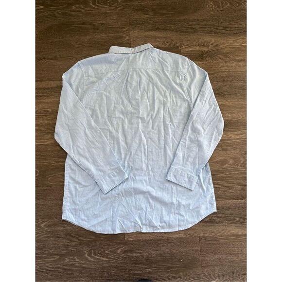 NWT Chubbies The Buttoned Up L/S Light Blue Oxford Friday Shirt Size XXL *Flaw* - Picture 3 of 8